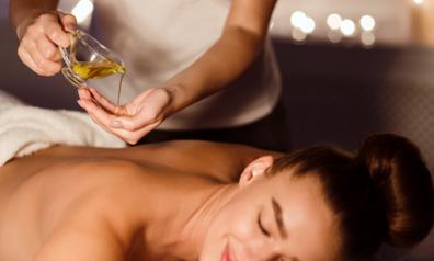 Wellness Öl Massage als Anti-Stress-Anwendung in der Pfalz