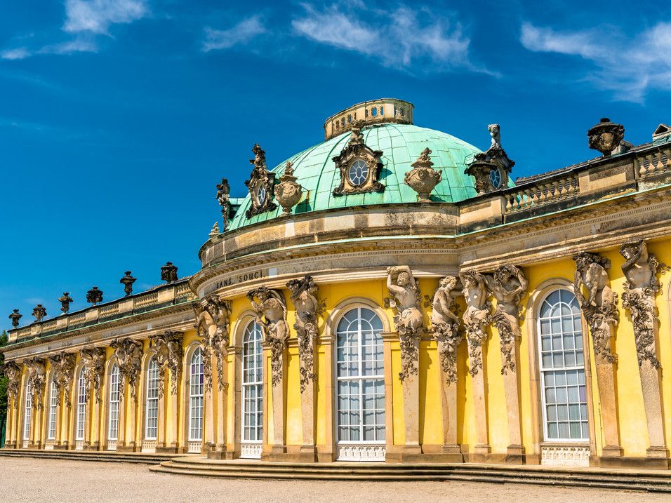 Das Schloss Sanssouci in Potsdam