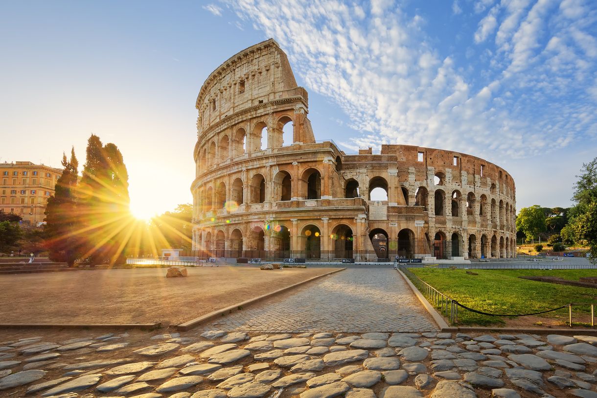 Das Kolosseum in Italien