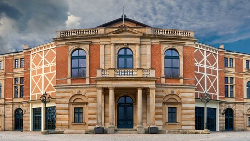 Das Richard-Wagner-Festspielhaus in Bayreuth.