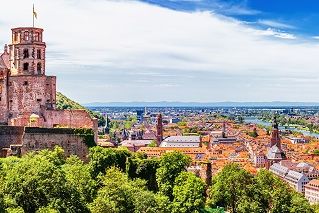 Heidelberg als Ausflugsziel während des Wellnessurlaubs im Odenwald