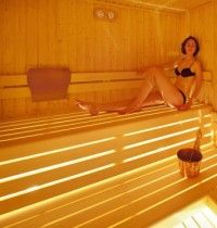 Entspannung in der Sauna im Hotel Villa Undulna