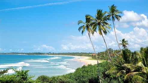Sri Lanka Strand und Palmen Ayurveda