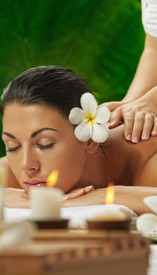 Eine erholsame Rückenmassage