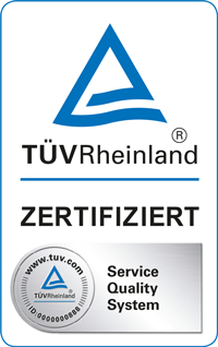 TÜV Rheinland zertifiziert