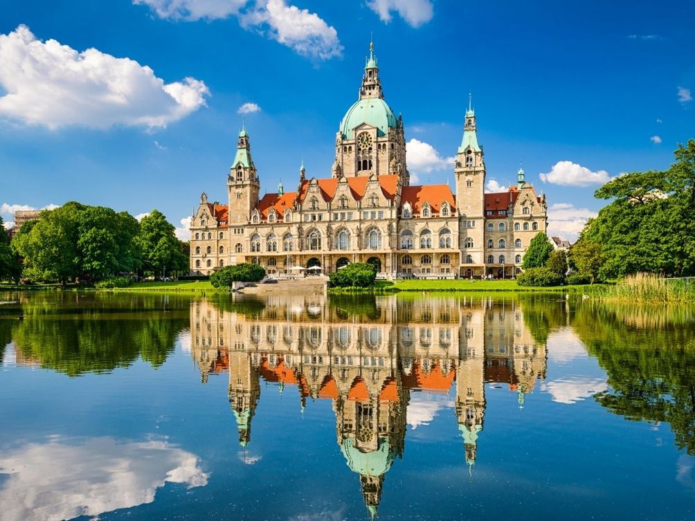 Das Rathaus von Hannover