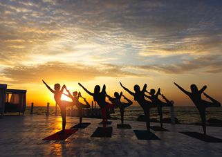 Yoga Kurs am Meer