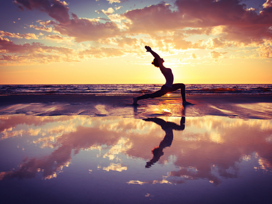 Yoga am Meer