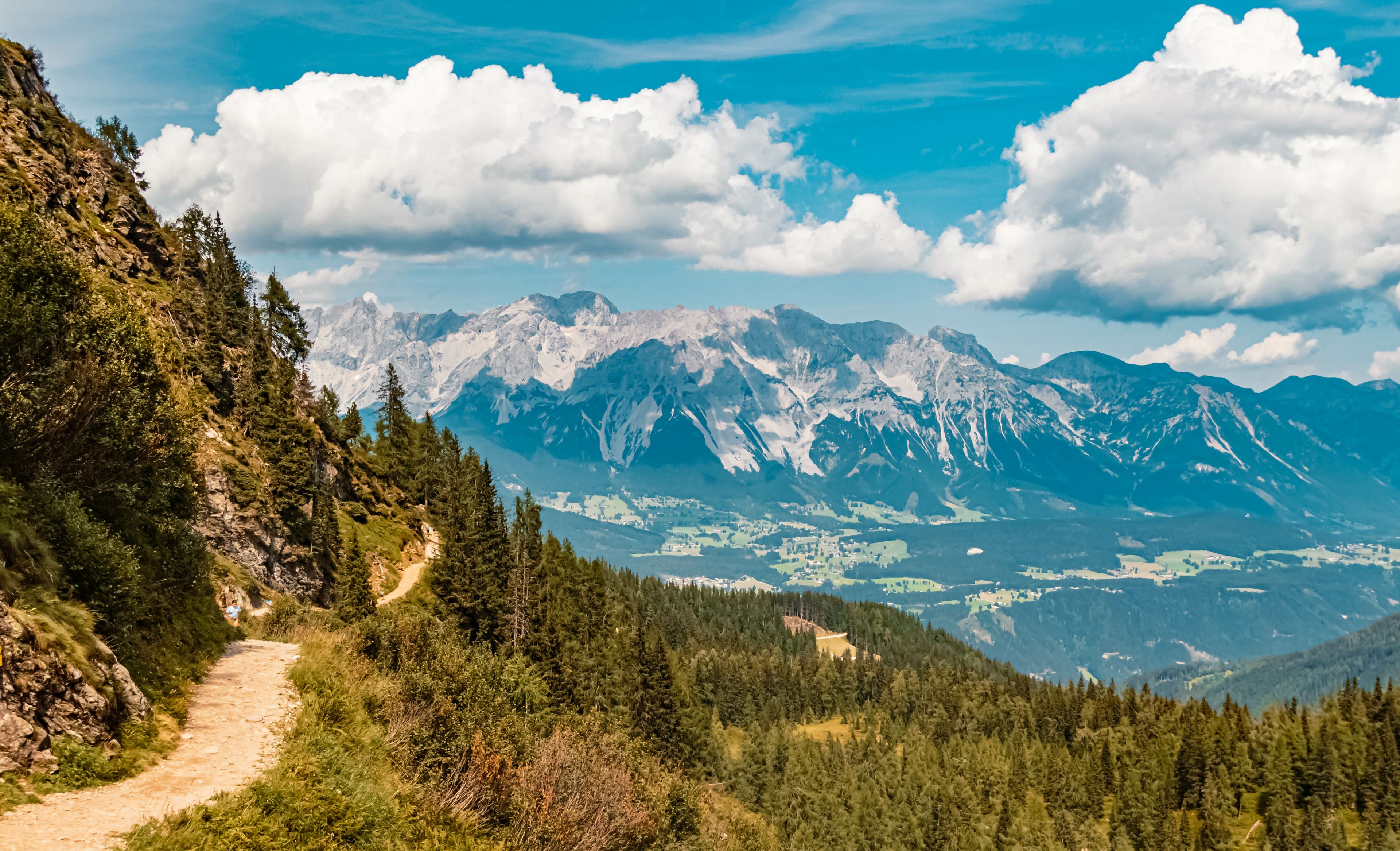 Schöner Panorama Blick in der Steiermark