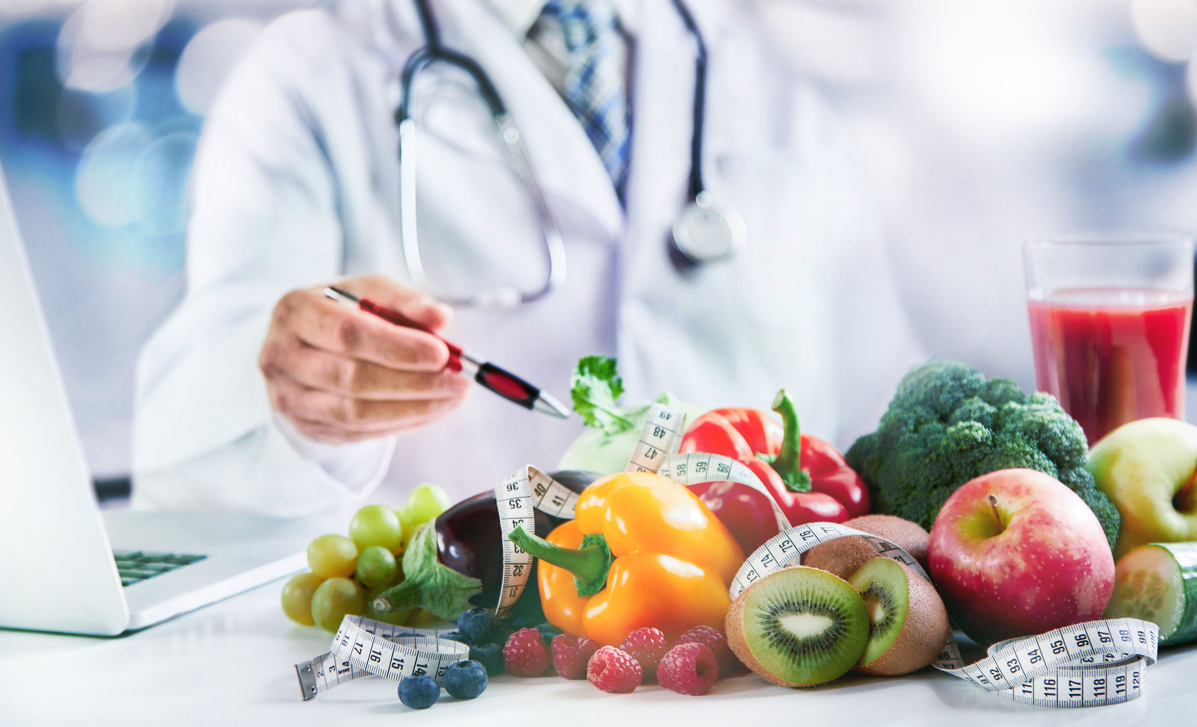 Diät Information mit Arzt