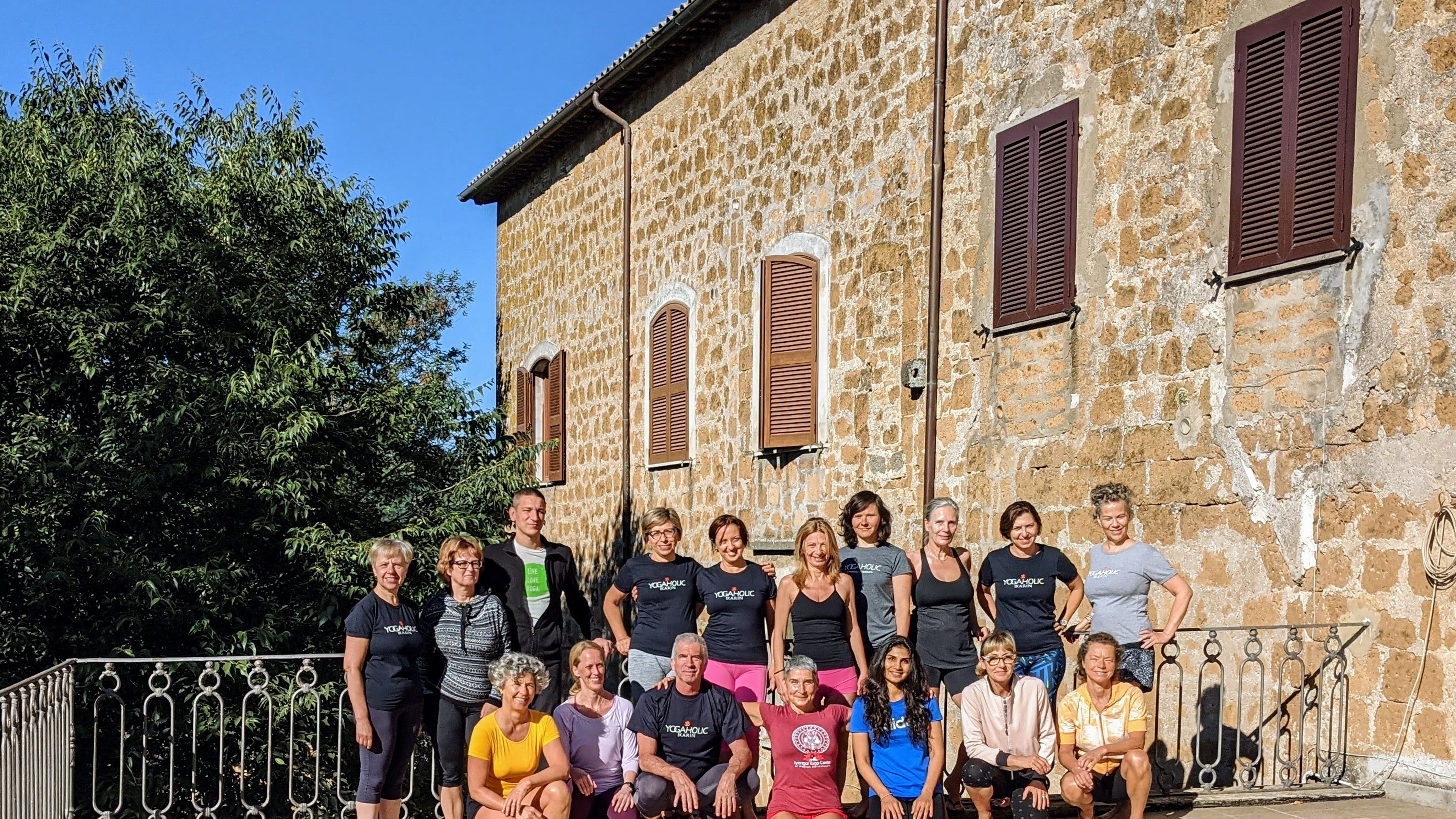 Yoga im Kloster Orvieto