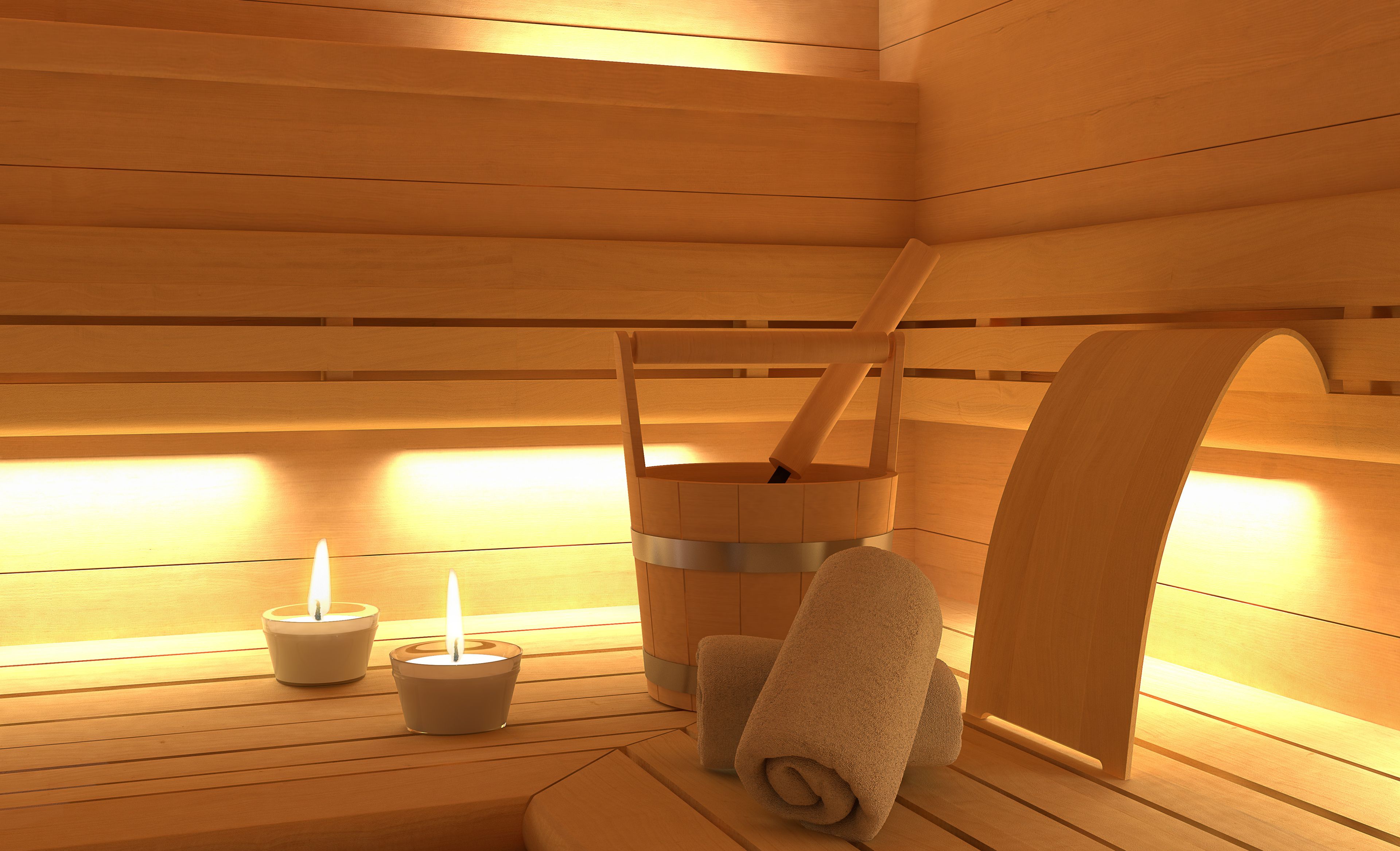 Luxe sauna