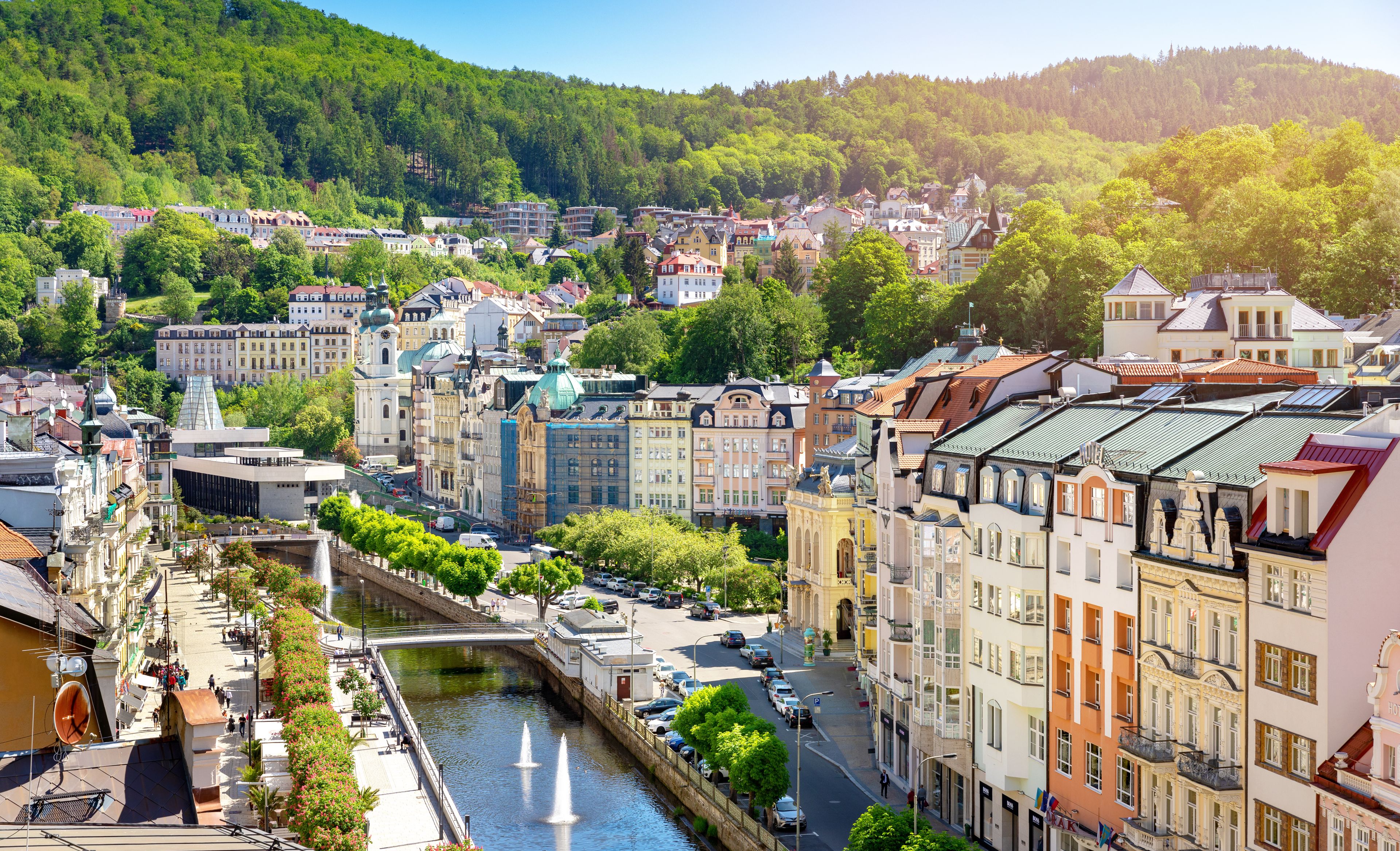 Old town of Karlovy Vary