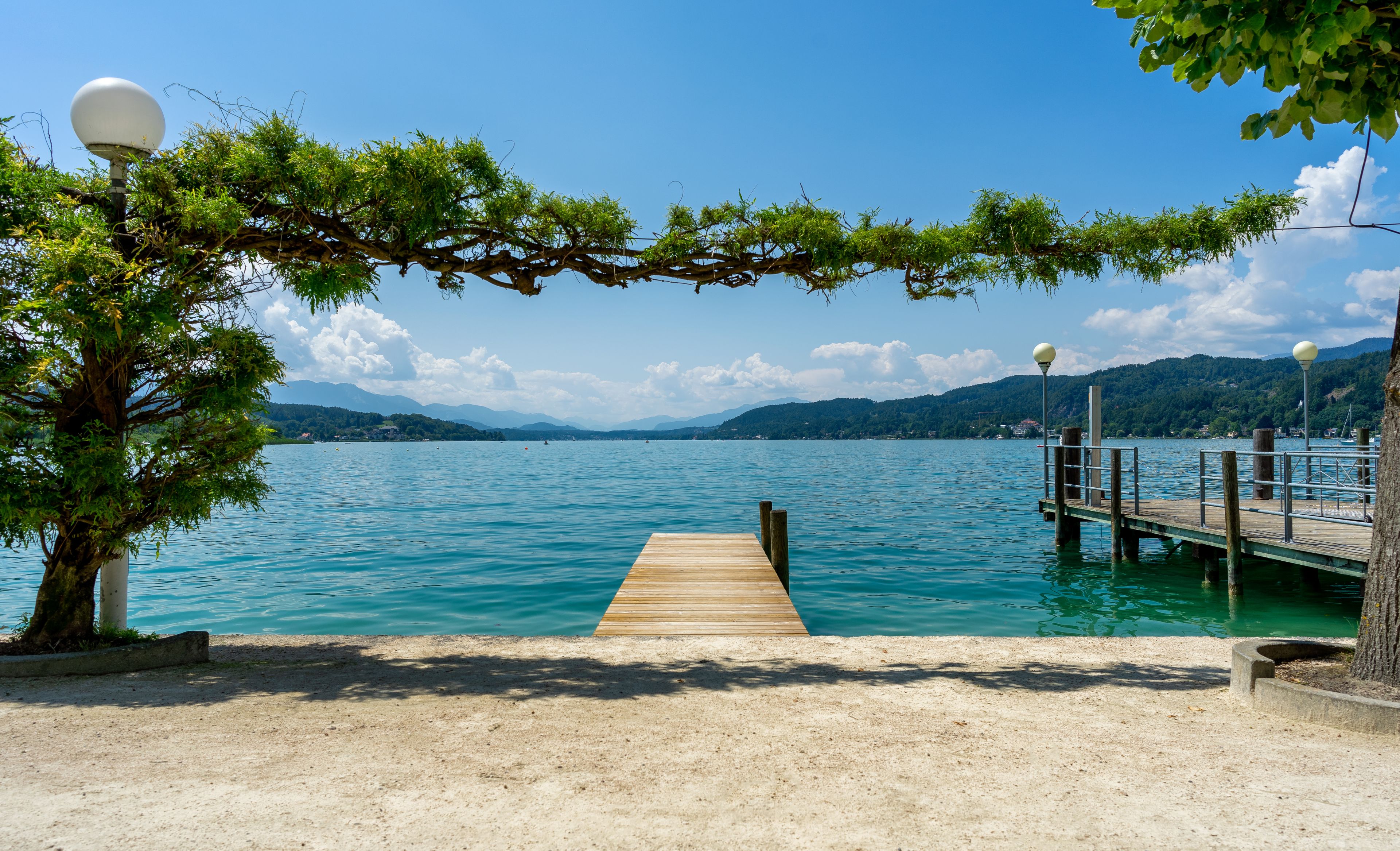 Pier on the Woerthersee