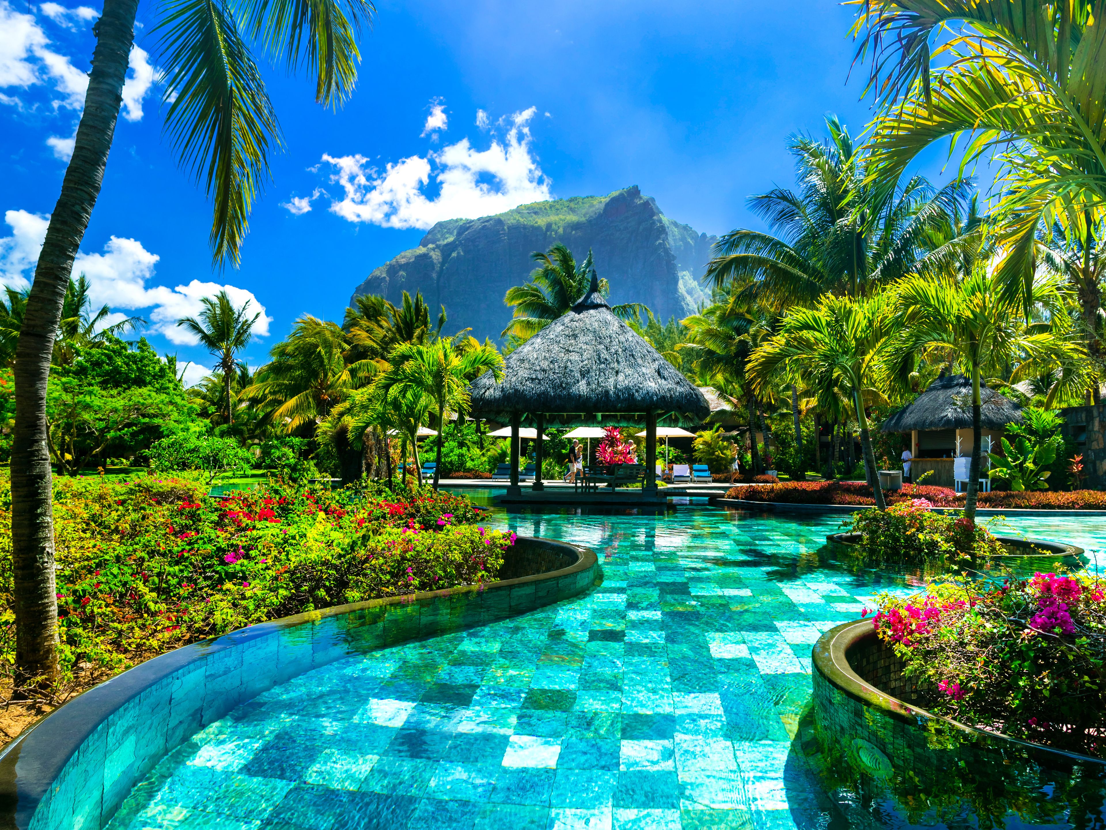 Hotelanlage auf Mauritius