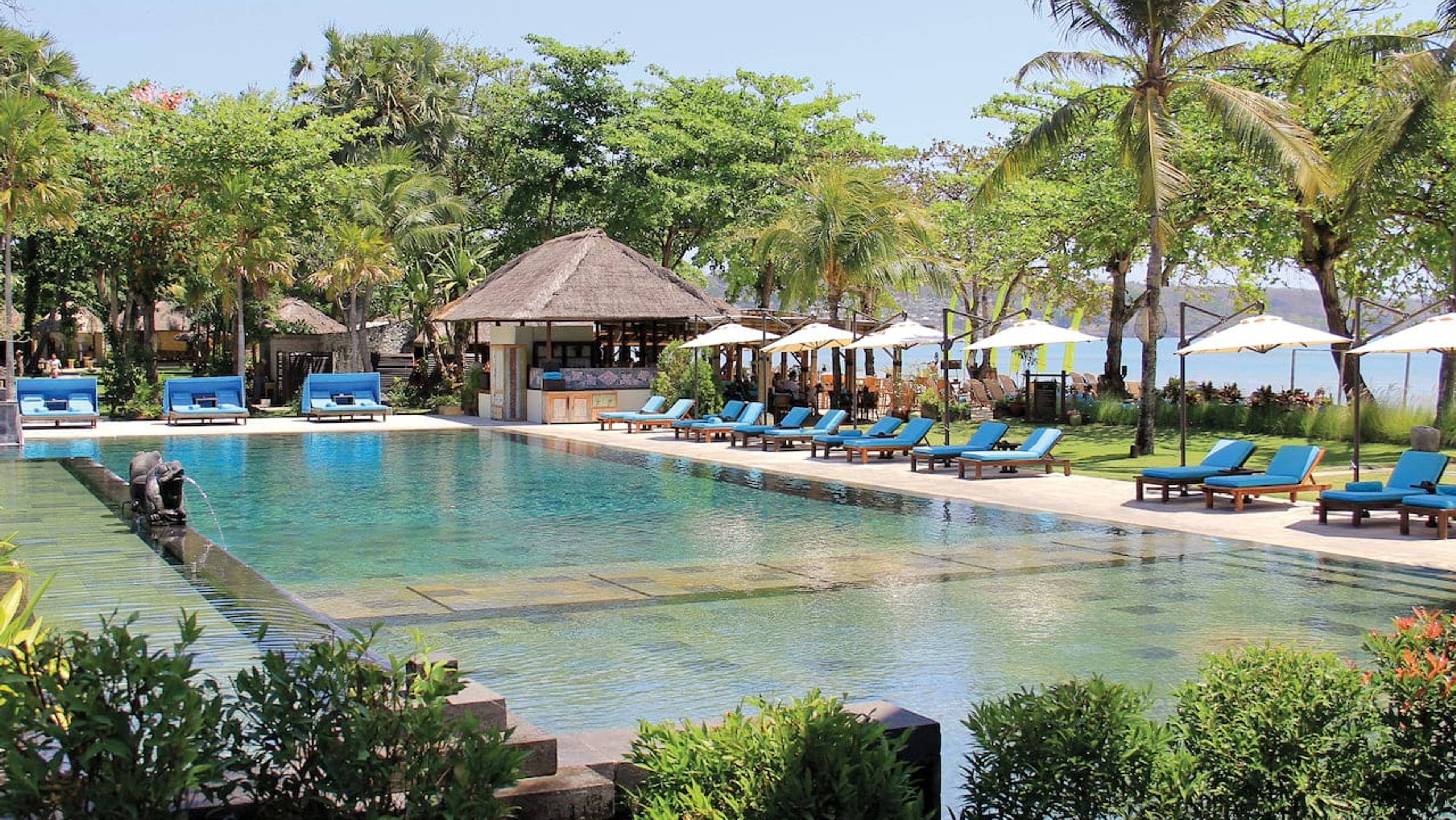 Strandhotel auf Bali