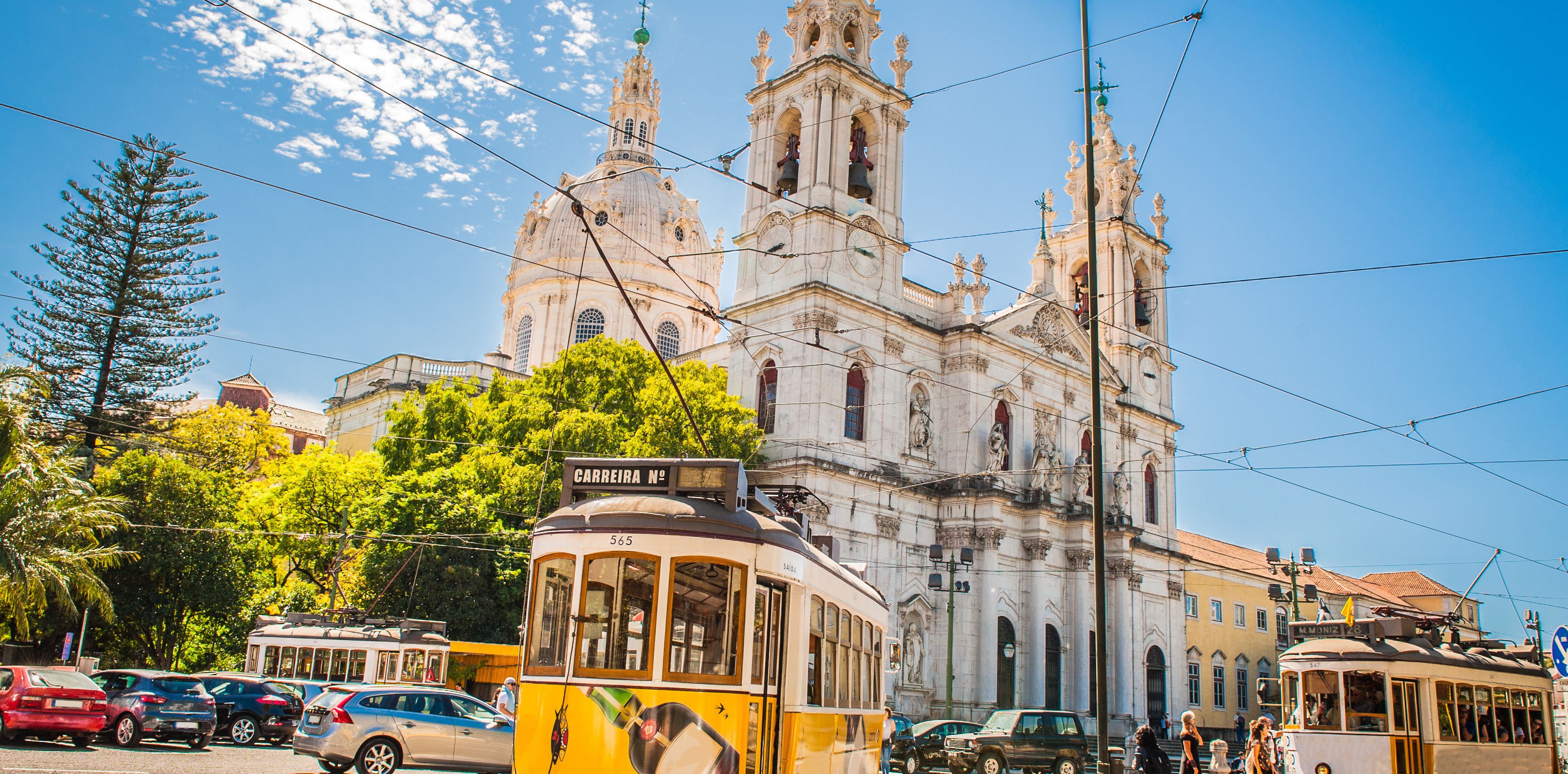 Tram in Alfama