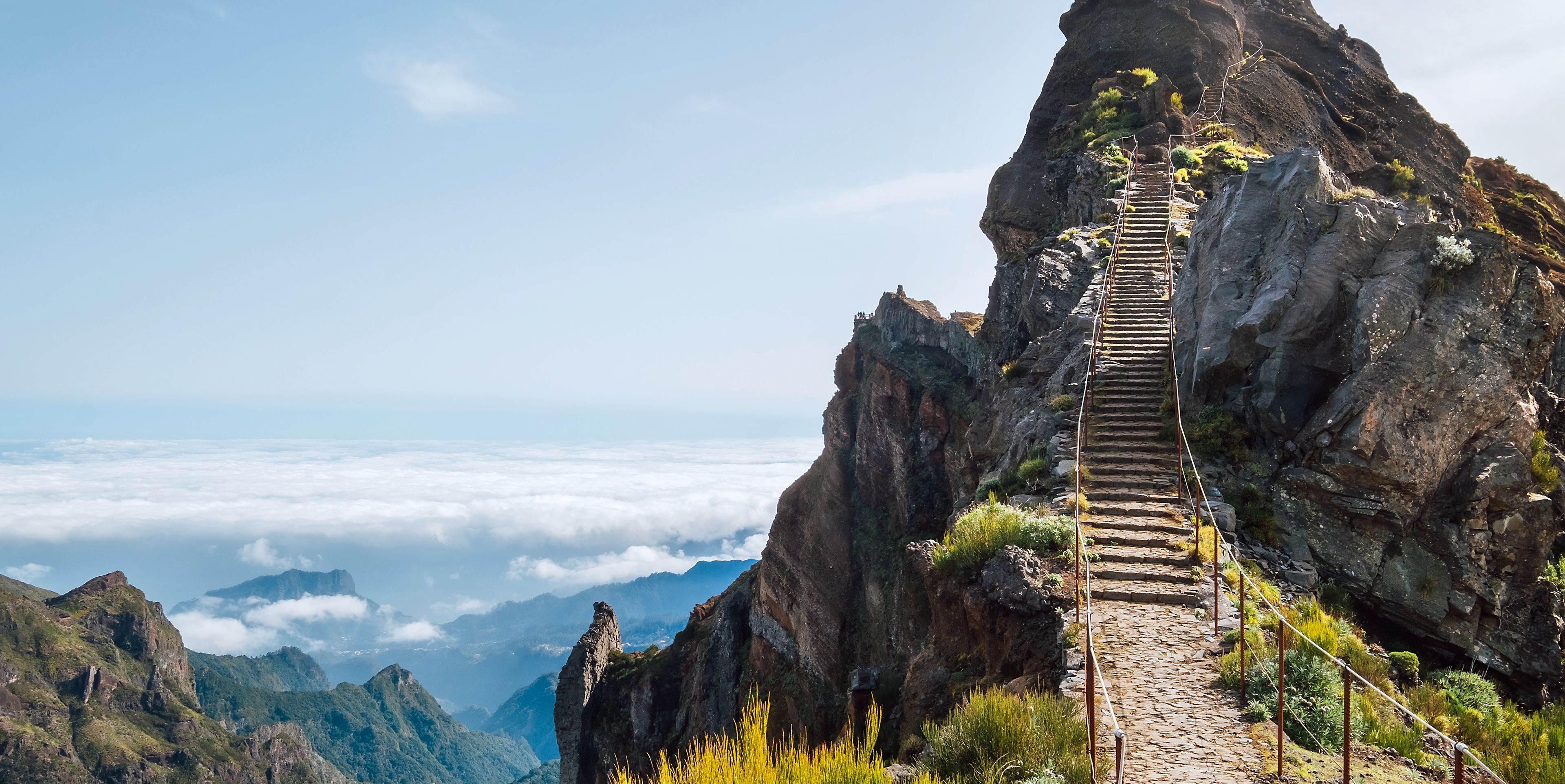 "Escaleras al cielo" en Madeira