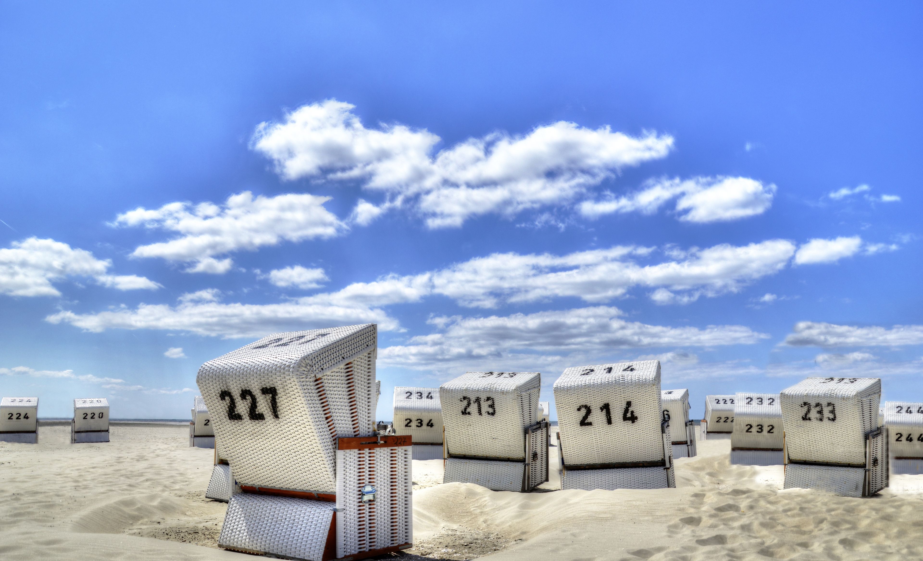 Chaises de plage à Norderney