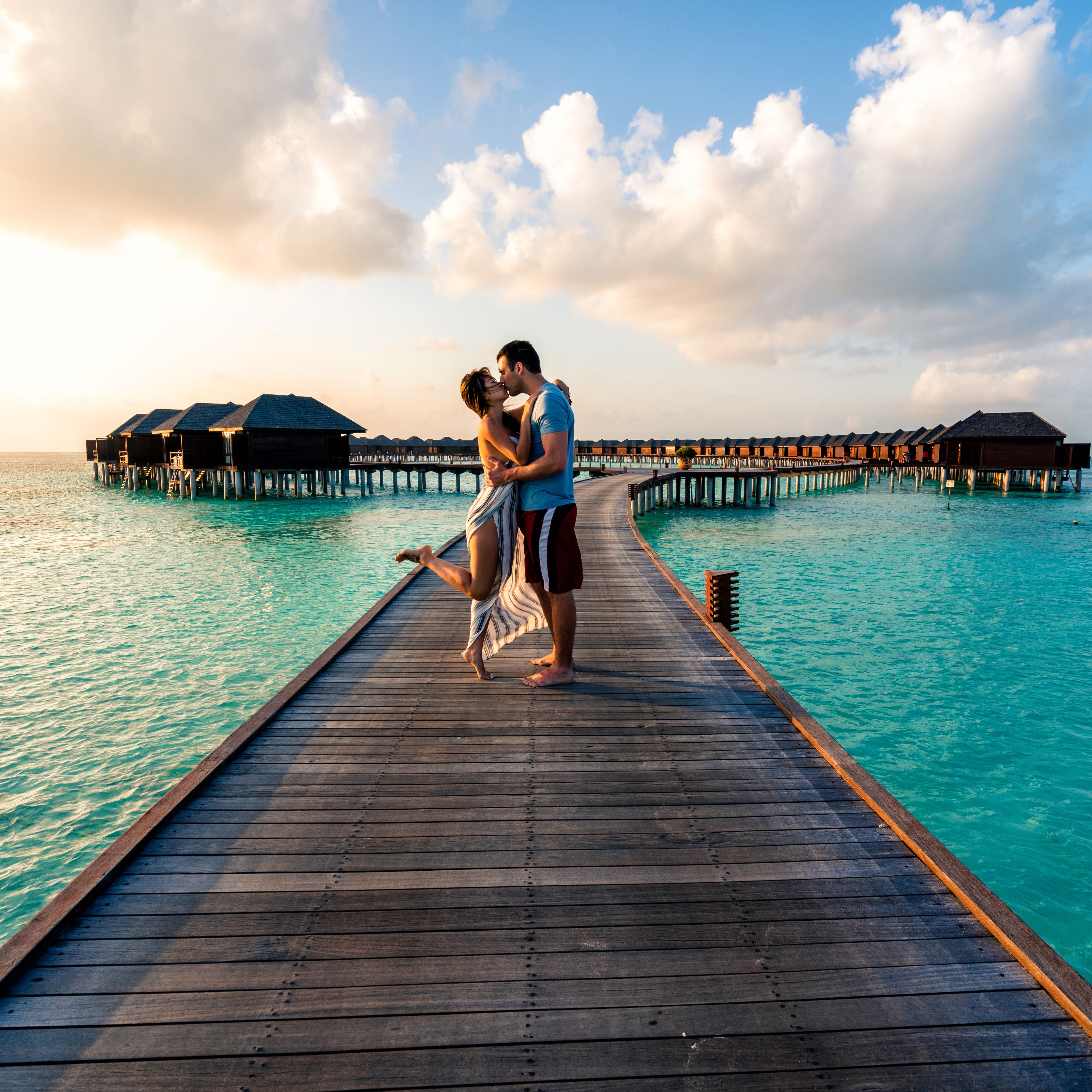 Huwelijksreis op de Malediven