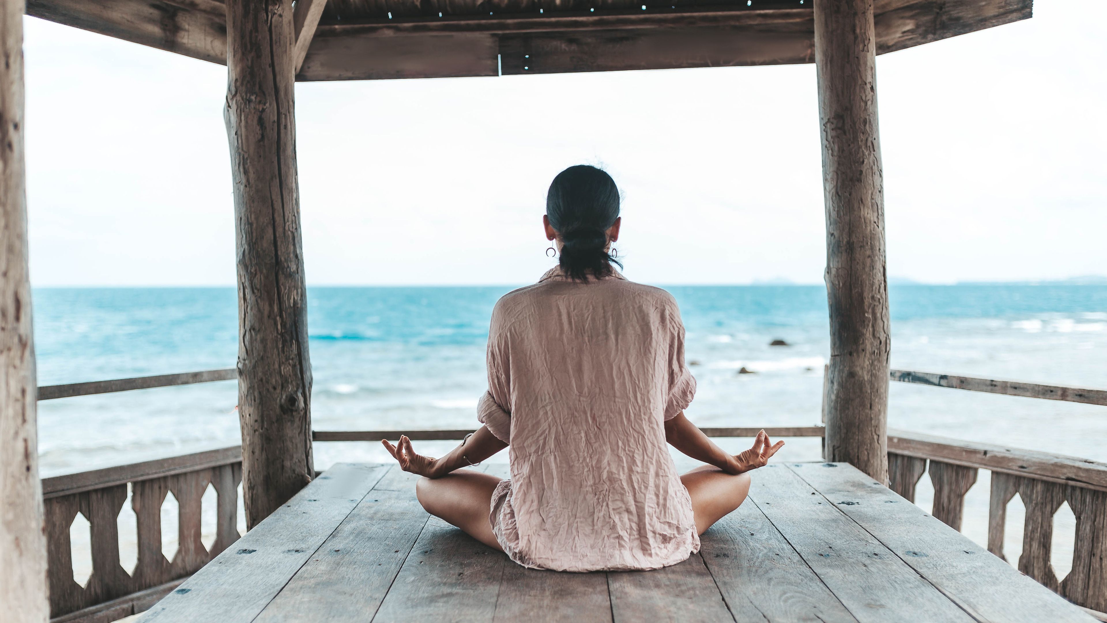 Meditación en la playa