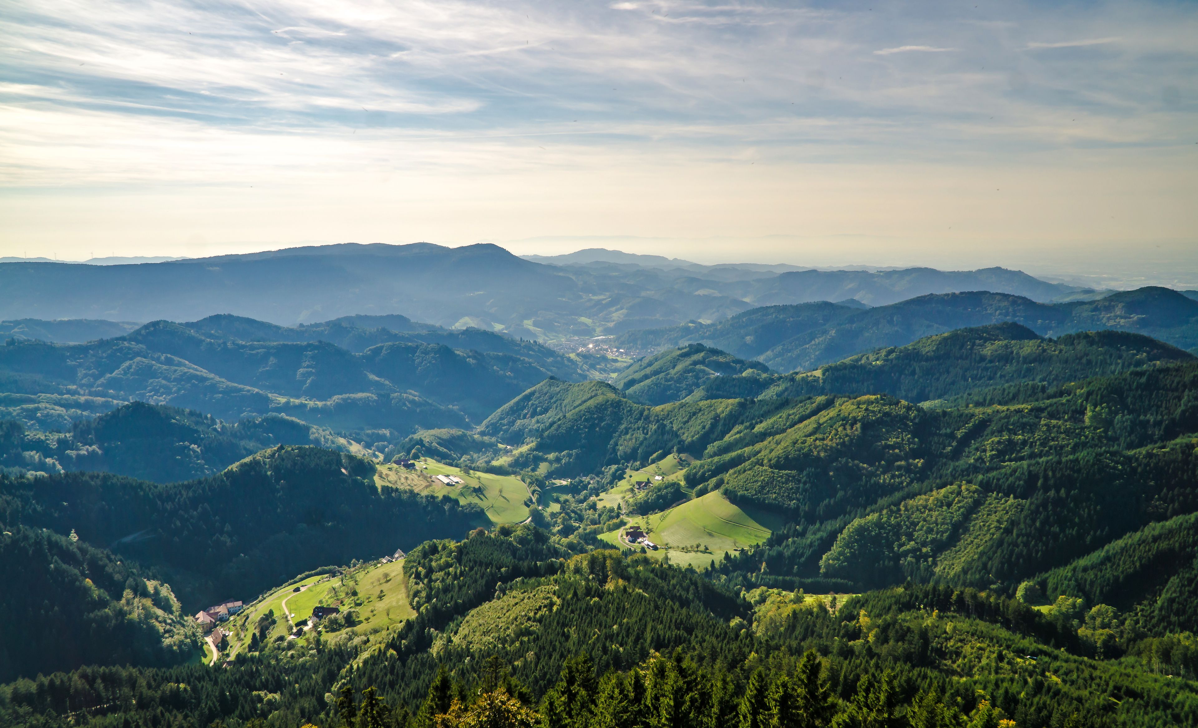 Panorama Blick auf den Schwarzwald