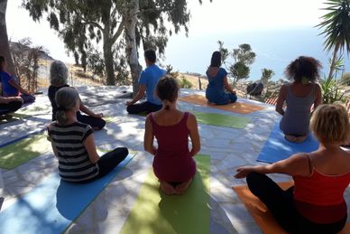 Yogaferien in der Seminaranlange Iremia Griechenland