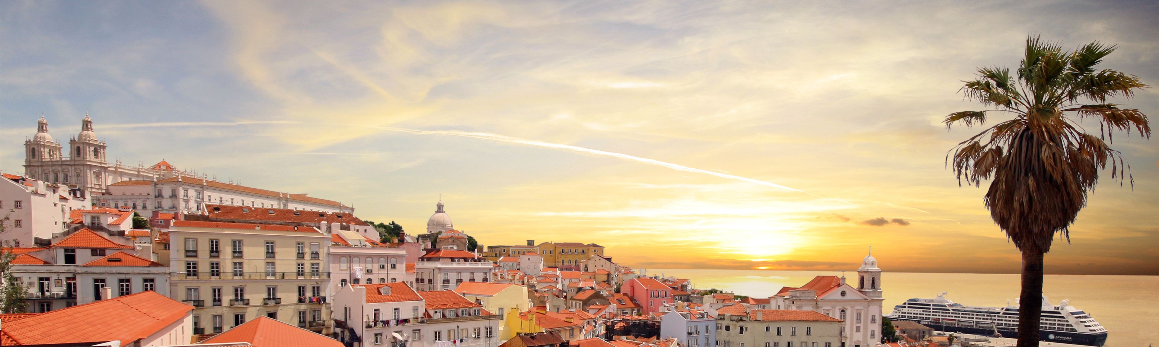 Blick über die Dächer von Lissabon