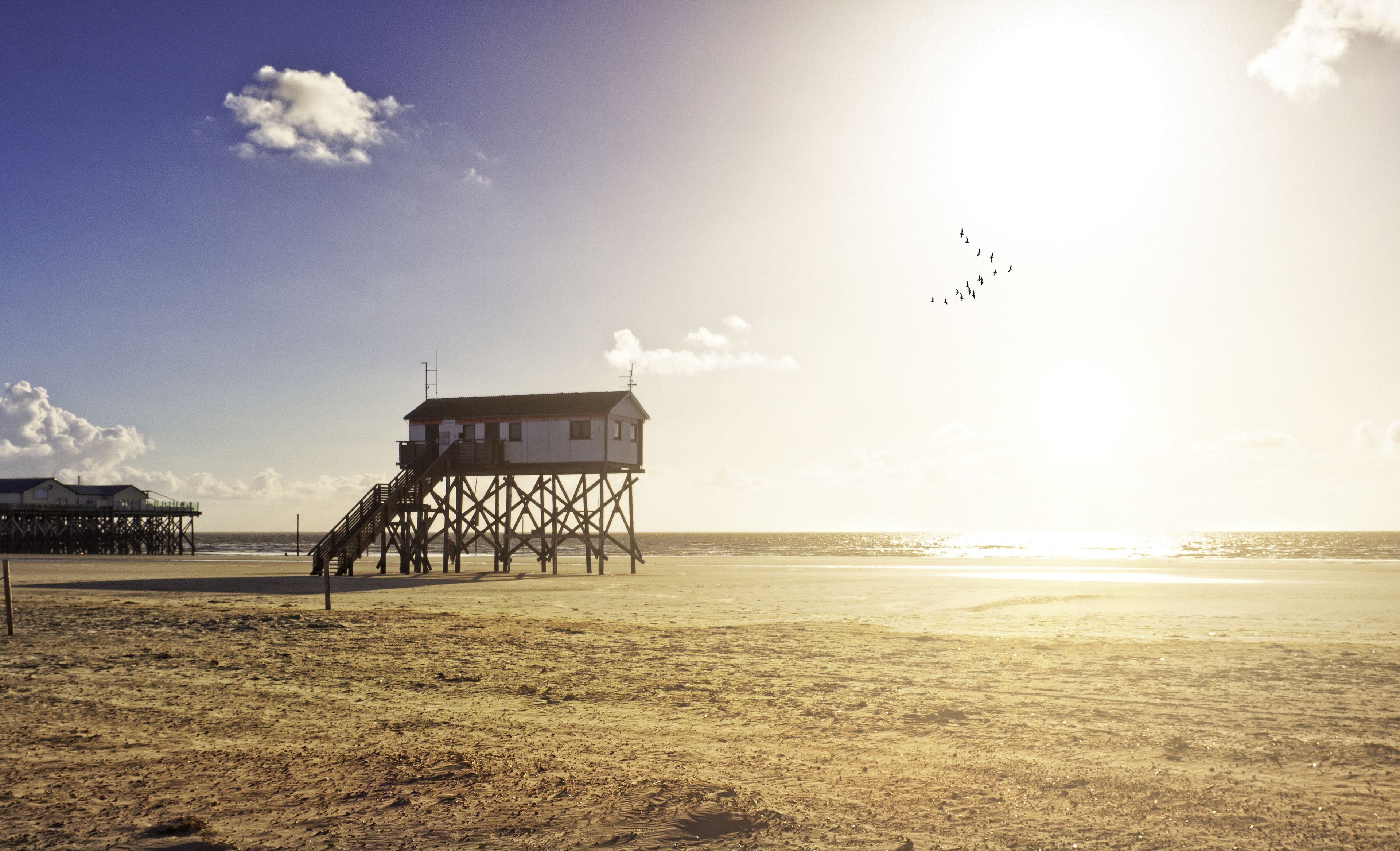 Der Strand von Sankt Peter Ording 