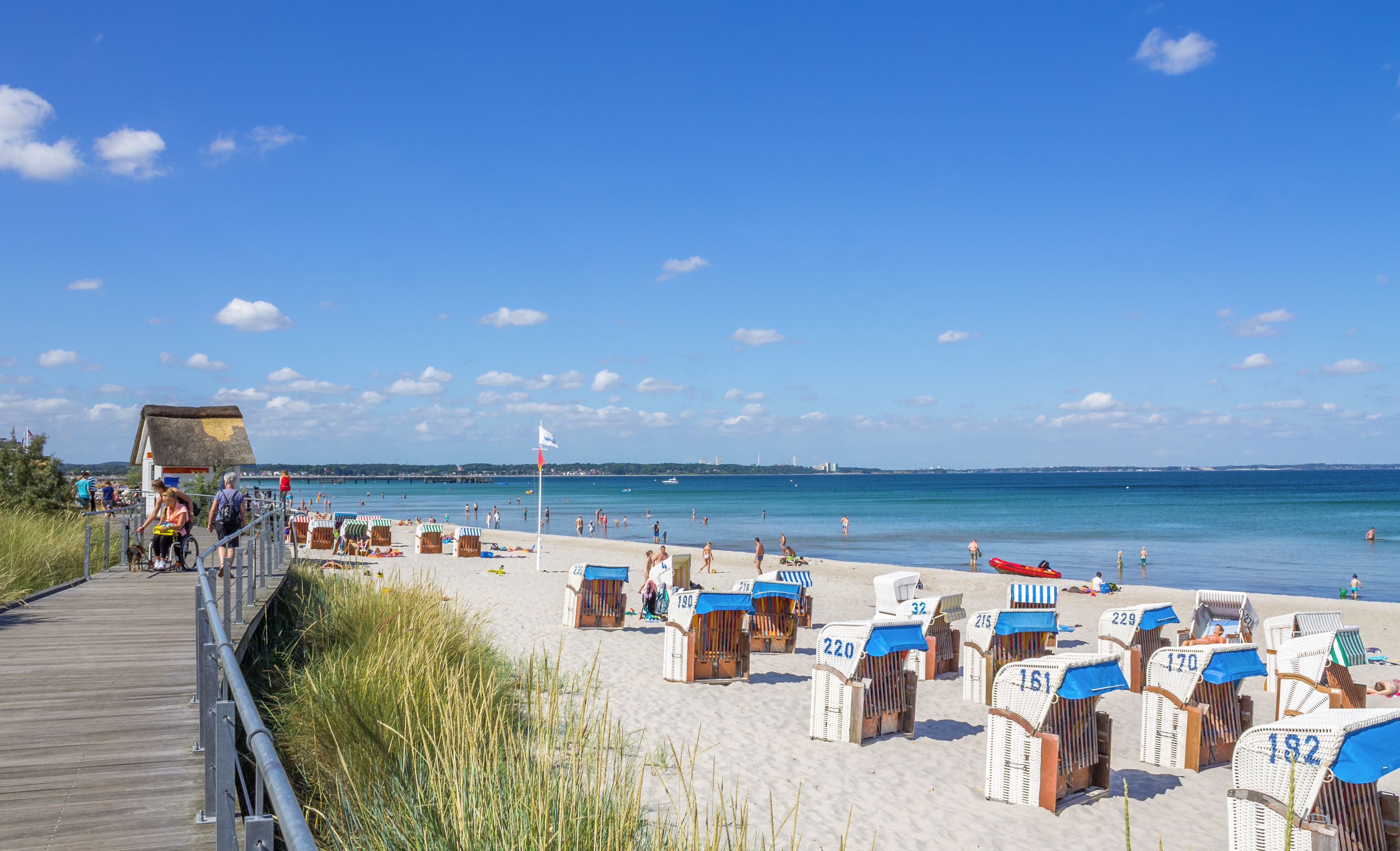 Strandpromenade mit Strandkörben