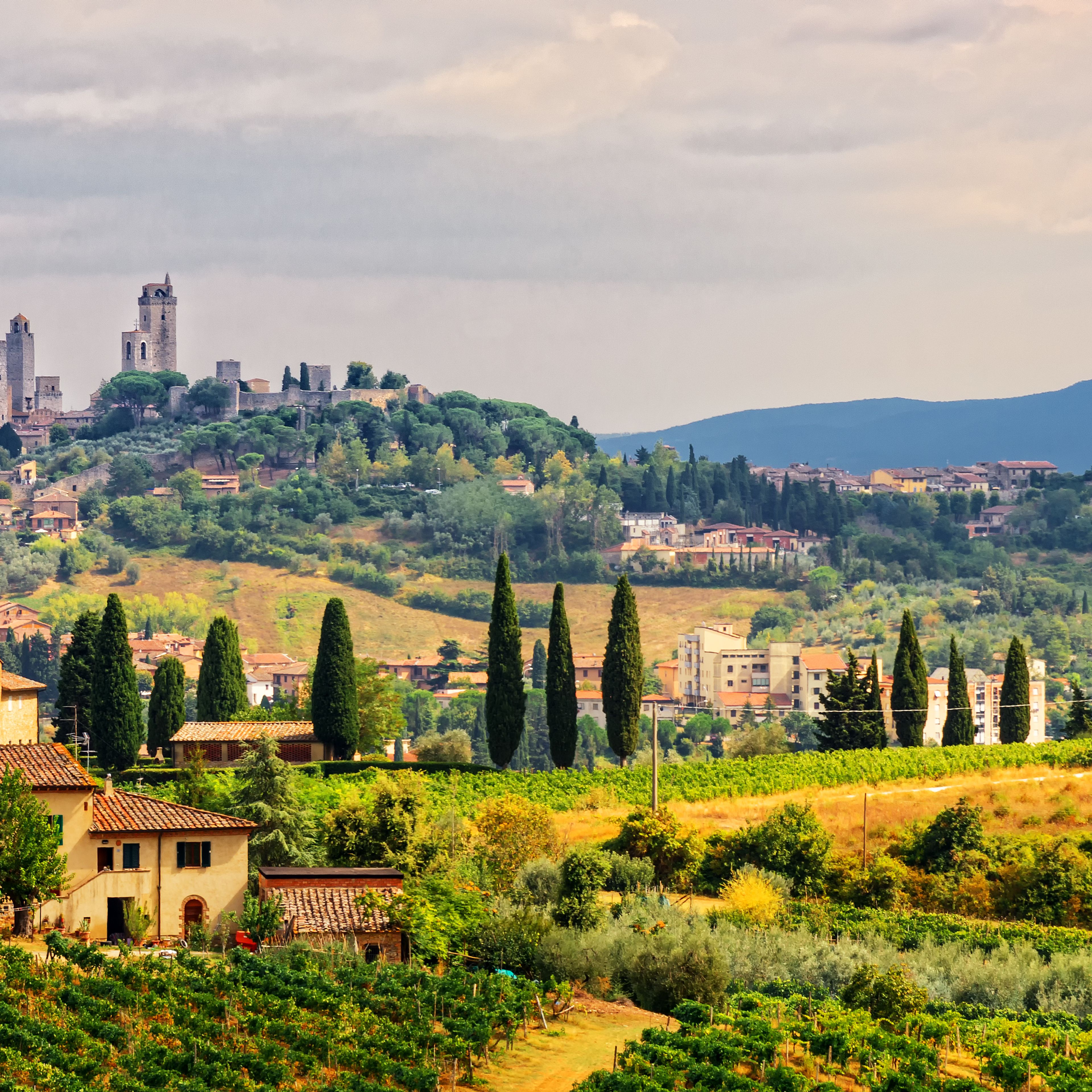 Vista de la Toscana