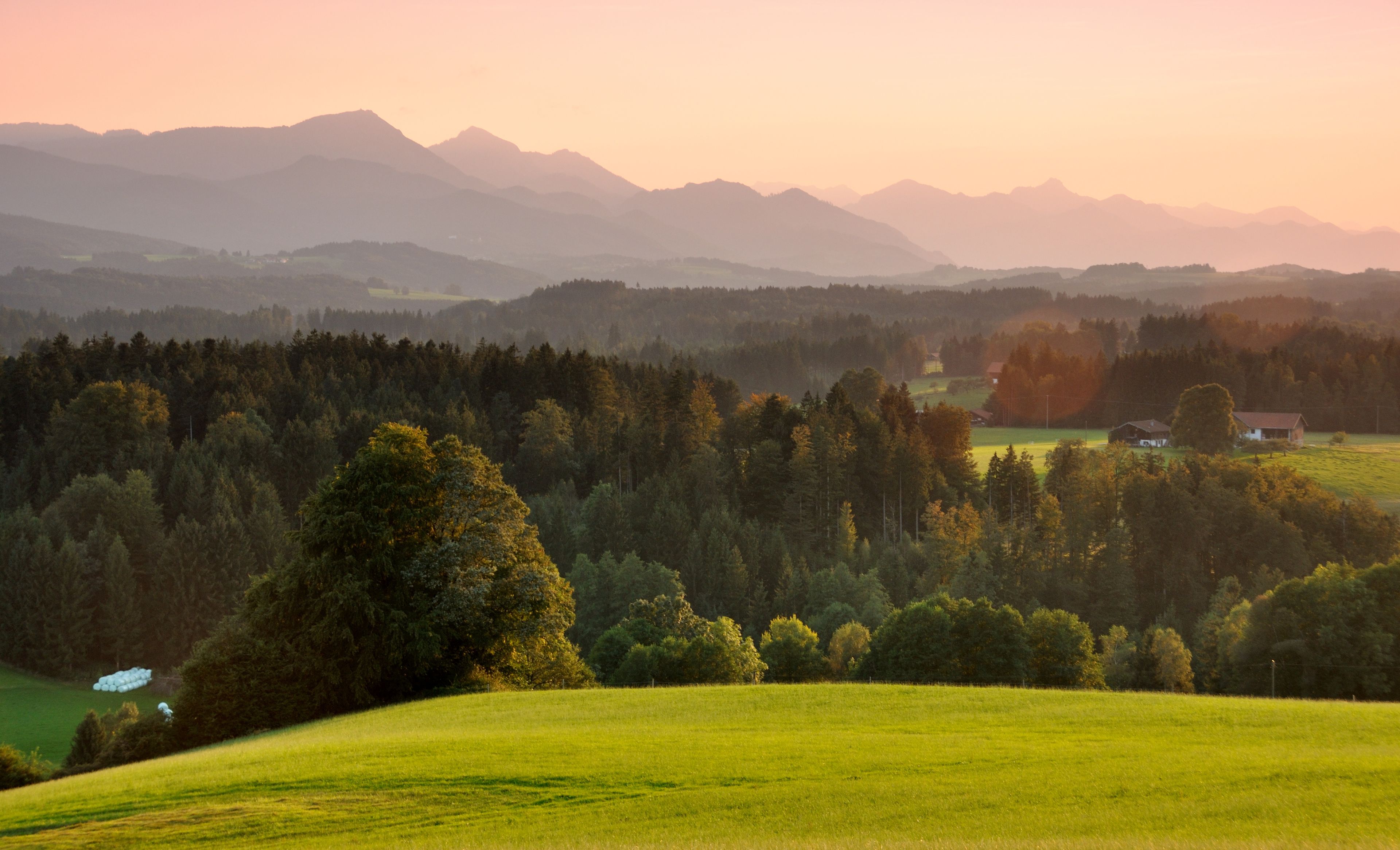Blick über die Landschaft von Neukirchen
