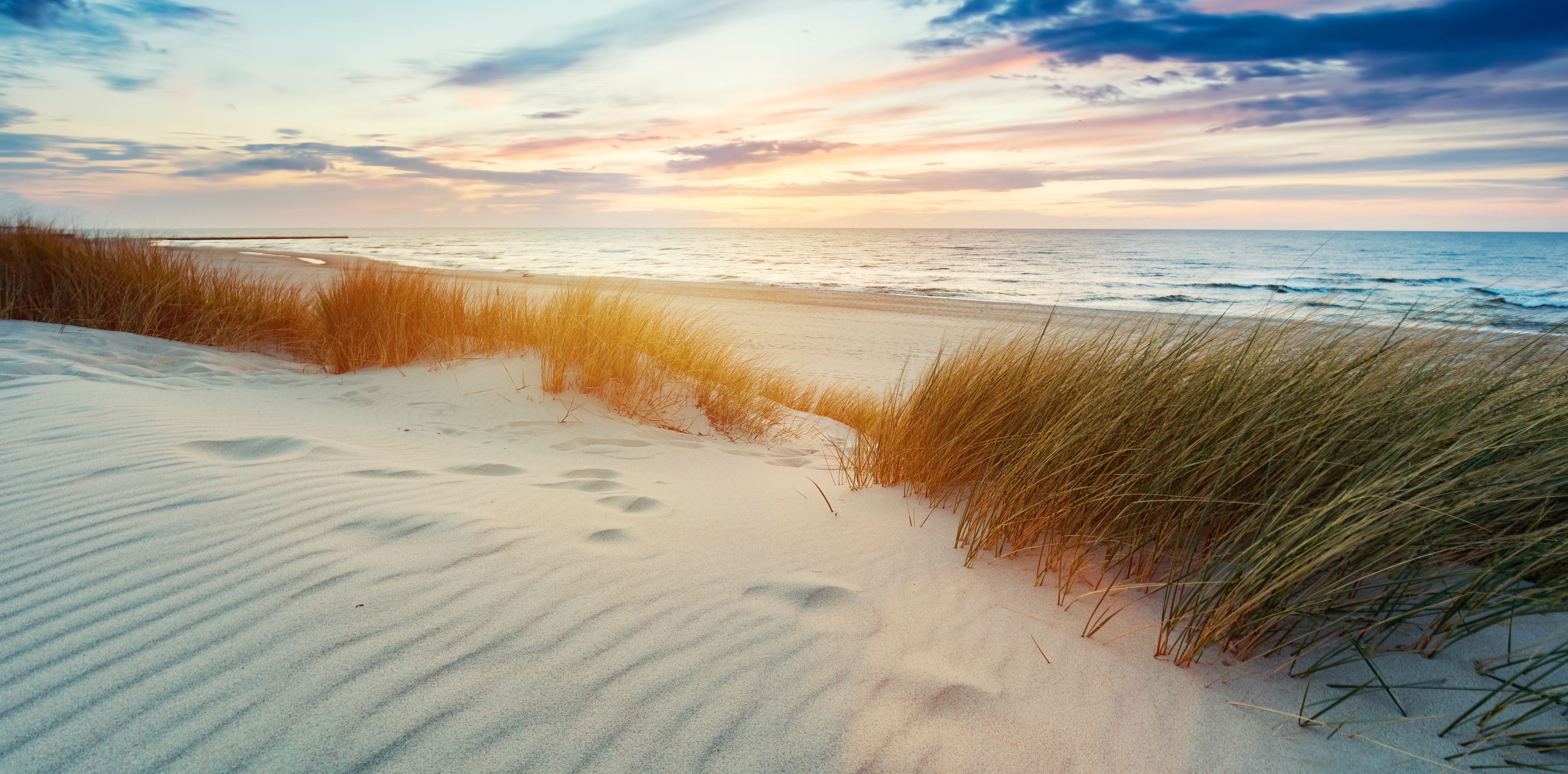 Playa en el mar Báltico